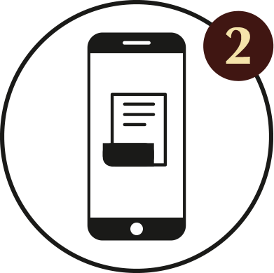 Kassenbon hochladen und Formular ausfüllen